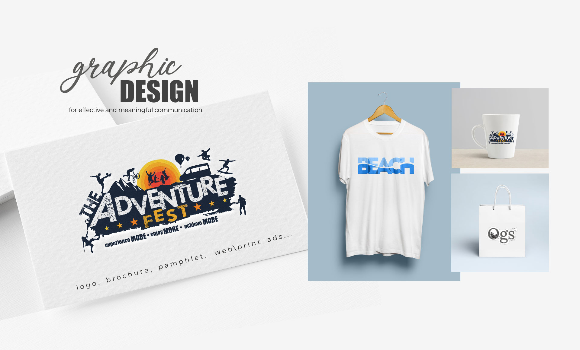 Graphic design portfolio banner