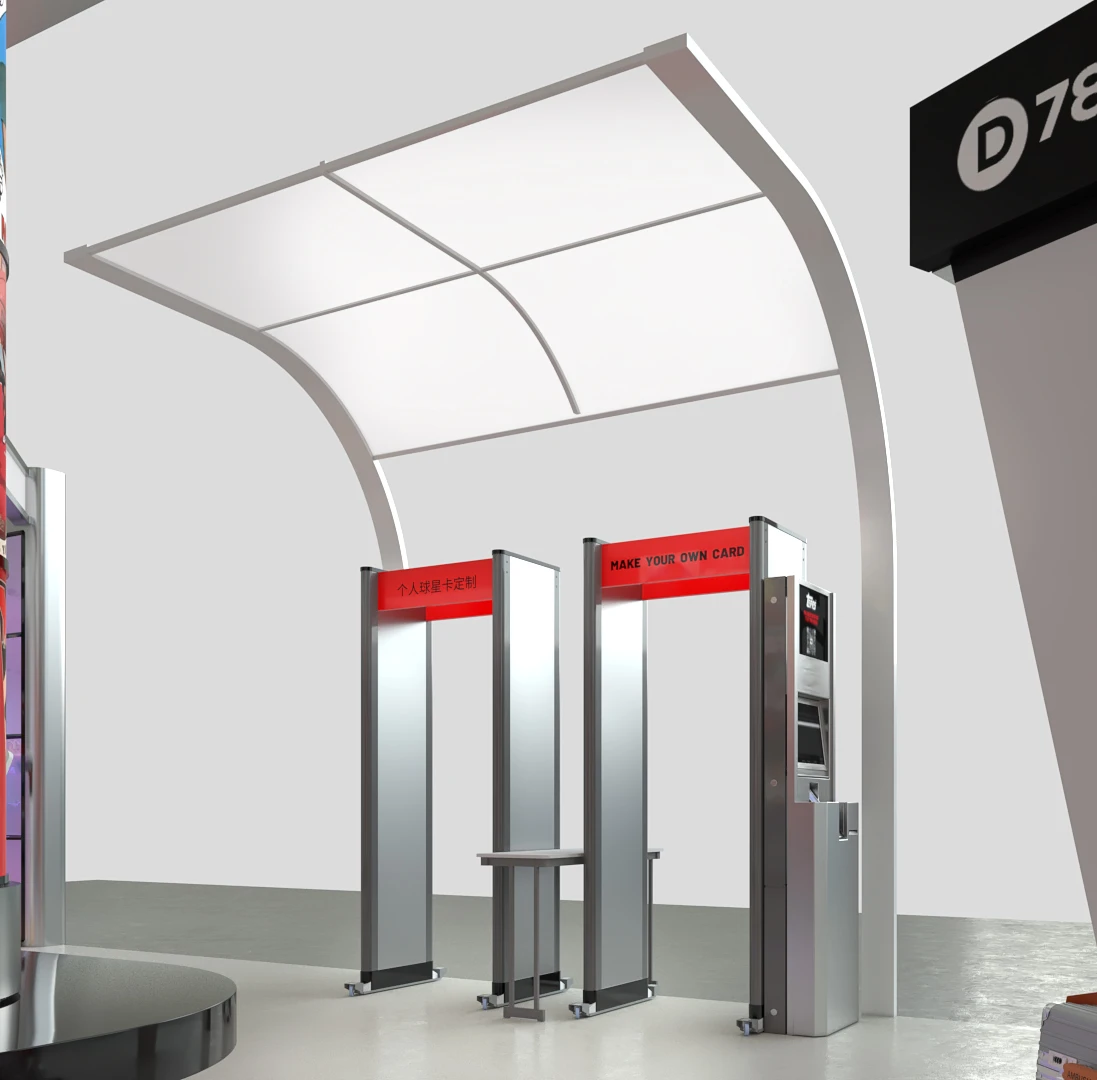 Interior view of display and circulation elements