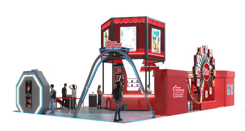 Overall CGI of an activation with interactive elements