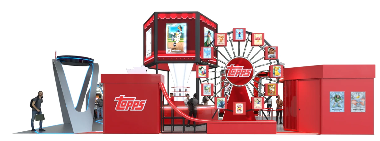 Front view of the same experiential concept