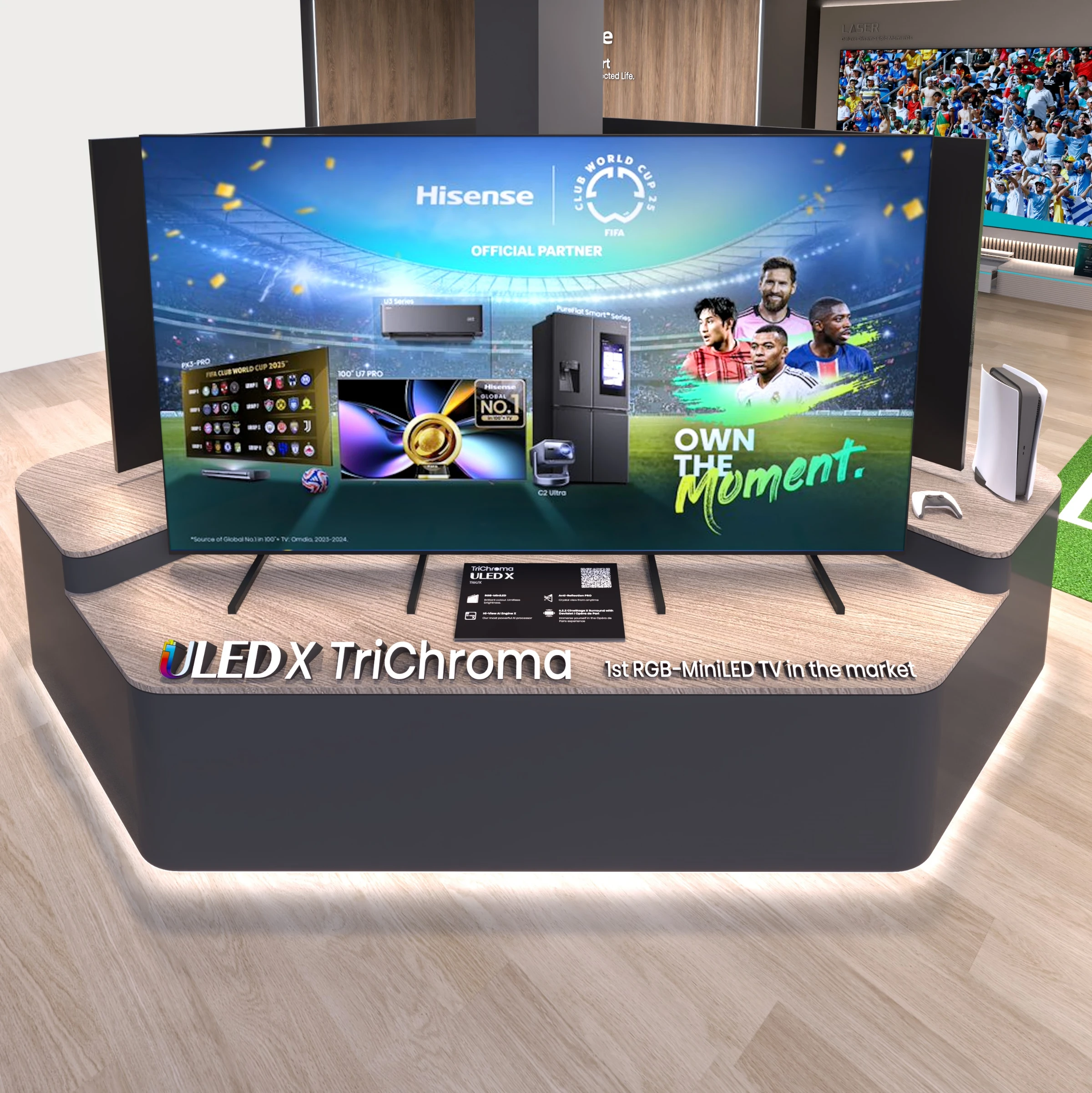 Display area within the exhibition concept
