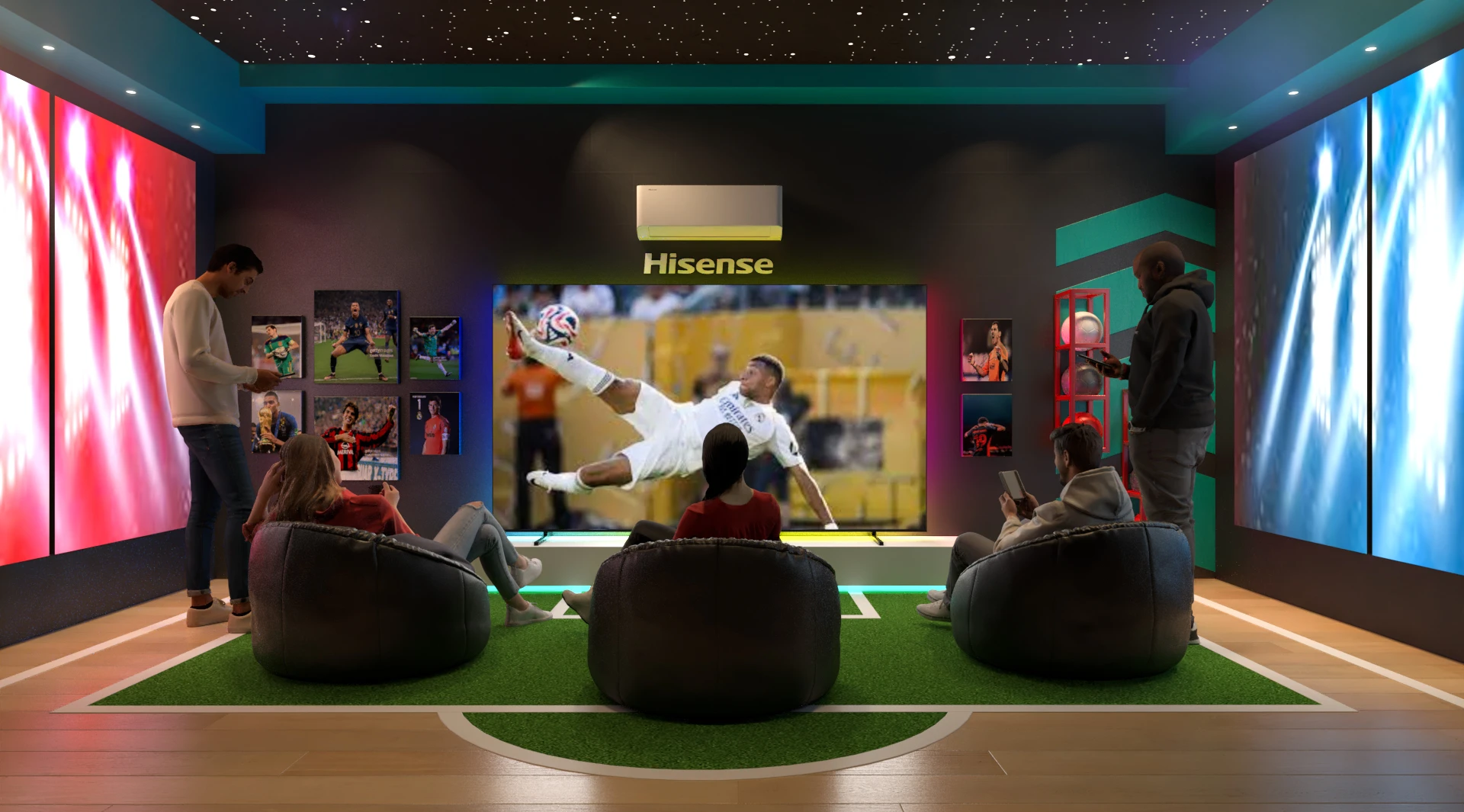 Enclosed fan activity environment