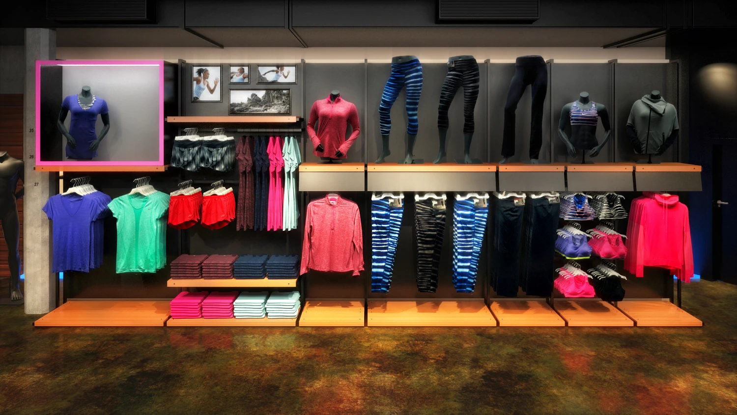 Detailed retail presentation view