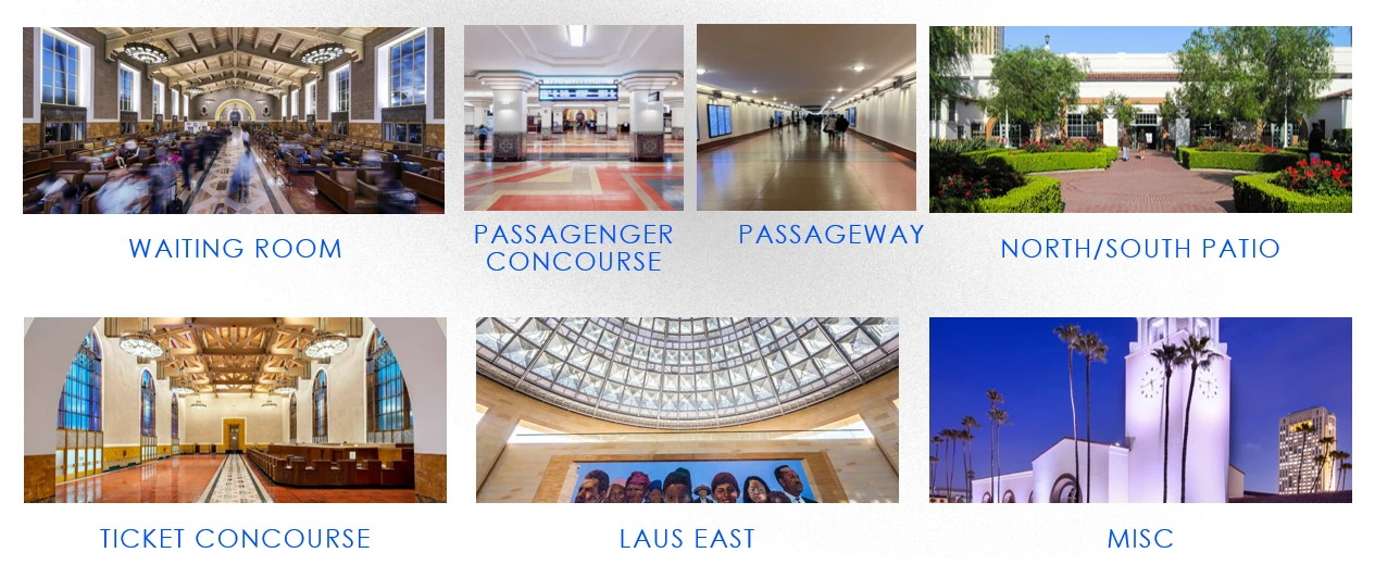 Supplied photographs of the venue spaces