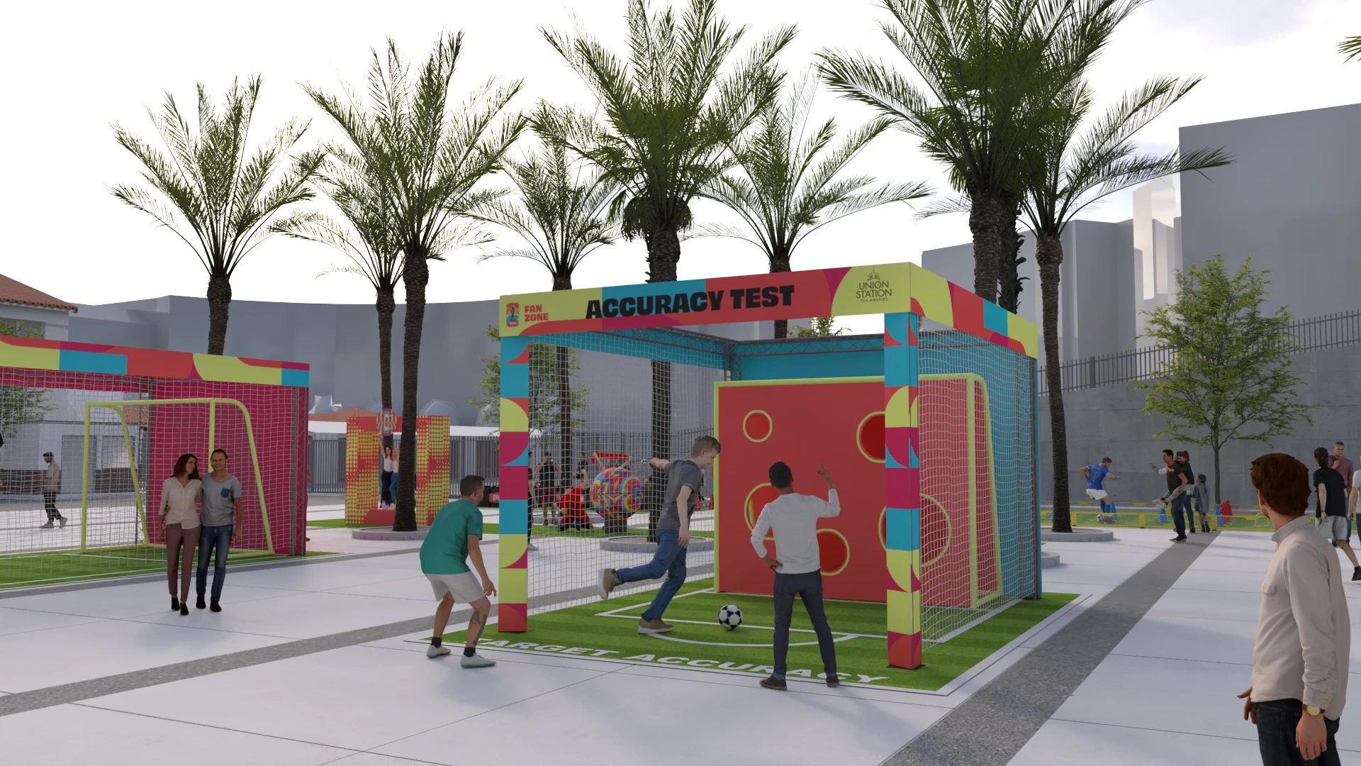 Activity and visitor circulation area
