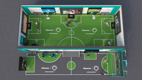 Football Fan Activation — Overhead