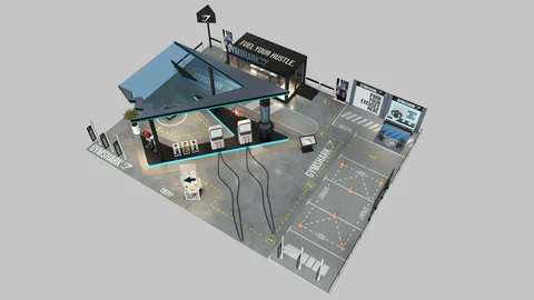 Fitness Activation — Aerial View