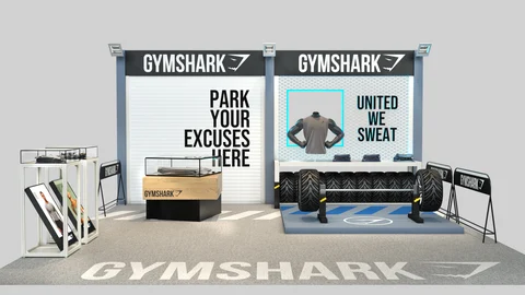 Fitness Display and Challenge Zone