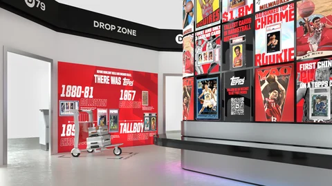 Collectibles Display and Drop Zone