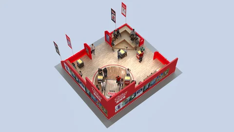 Trading Card Arena — Reverse Aerial