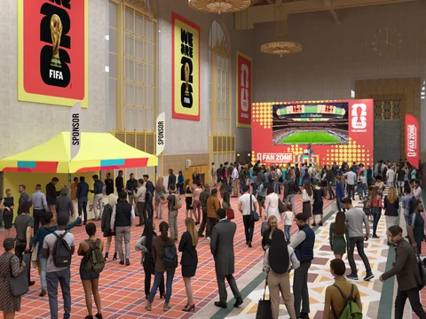 Indoor Fan Zone — Concourse