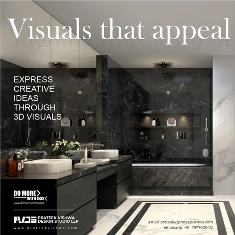 Dark Bathroom — Print Advert