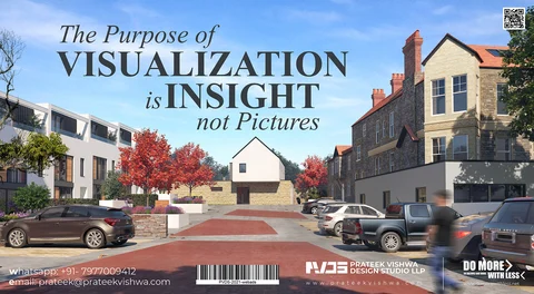 Residential Courtyard — Print Advert