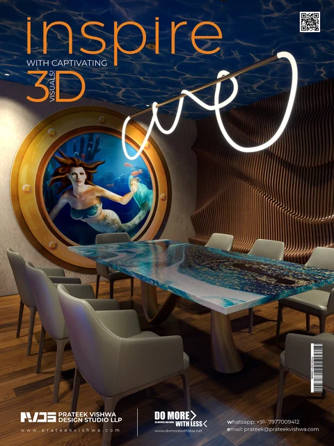 Underwater Dining Room — Print Advert